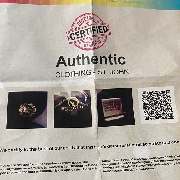 St. John basics long line cardigan enameled button S quiet luxury sweater blazer - Picture 12 of 12